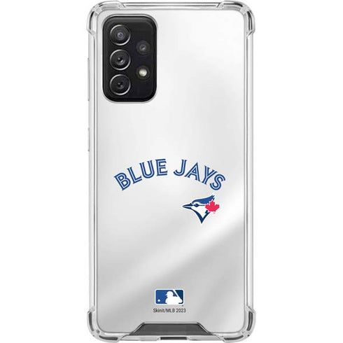 MLB Toronto Blue Jays Jersey Home Galaxy A72 5G Clear Case